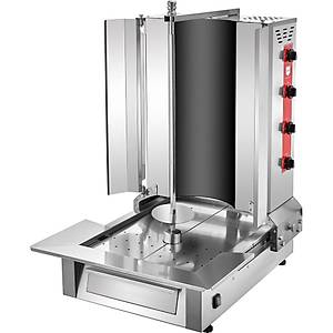 4 Radyanl� Alttan Motorlu Oval Caml� Elektrikli D�ner Oca��