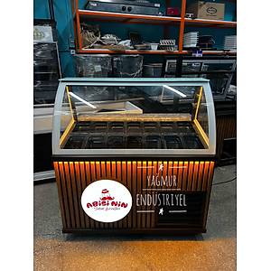 Kumpir Dolab� 100 Cm Ah�ap Dekorlu