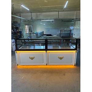 B�reklik Tezgah� Beyaz 280 Cm