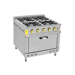 4 L� Kuzine 100x100x85 Cm �nox Master