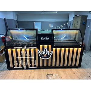 Kumpir & Waffle Dolab� Kasa Bankolu 250 Cm