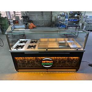 Benmari Yemek Tezgah� 4'l� Ocakl�