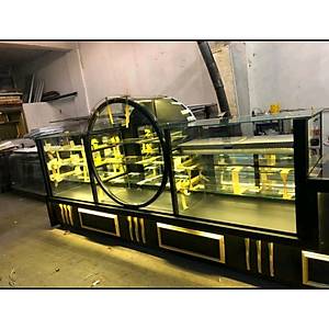 Saat Pasta Te�ir Dolab� Kuru Pasta Ekmek Tezgah� Full