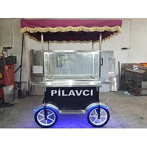 4 teker tenteli seyyar pilav arabas�