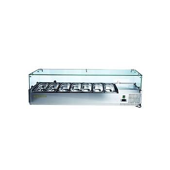 Ndustrio Soutmal Set st Saladbar Cam Kapakl Gn 1/4 10 Kvetli TTR-200-GC