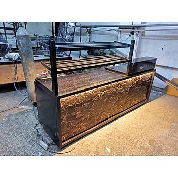 Baklava Tatl Teir Tezgah Kasa Bankolu 220 cm