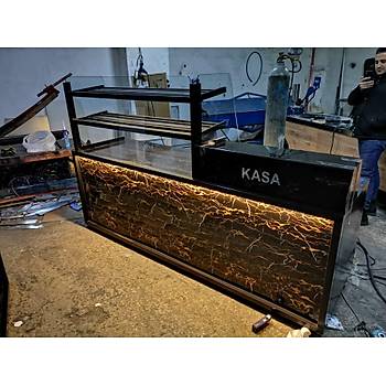 Baklava Tatl Teir Tezgah Kasa Bankolu 220 cm