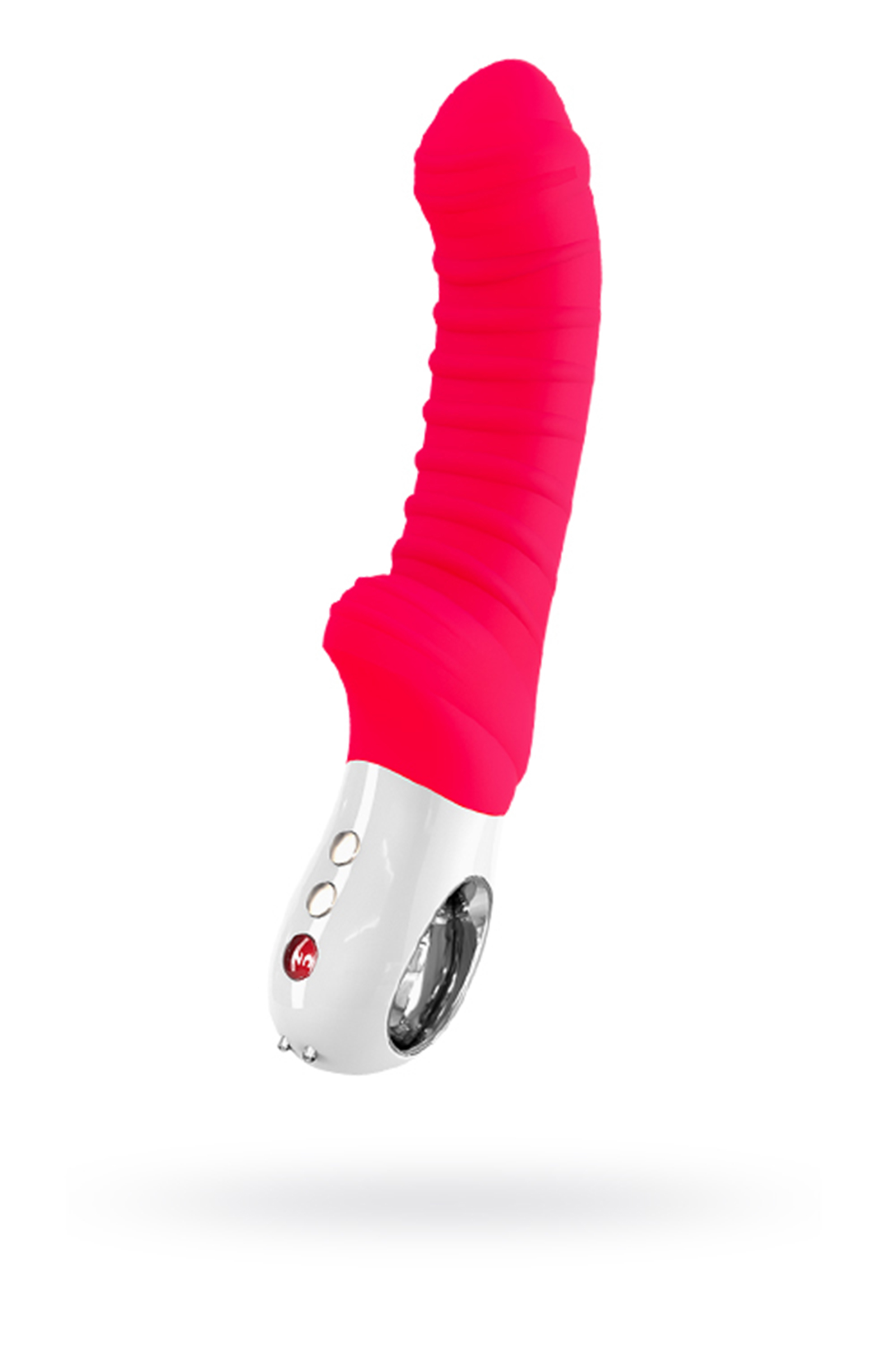Erotist XL Tiger Extra Uyarımlı Kalın Vibratör - Kırmızı Renkli Titreşimli Dildo ve Yapay Penis