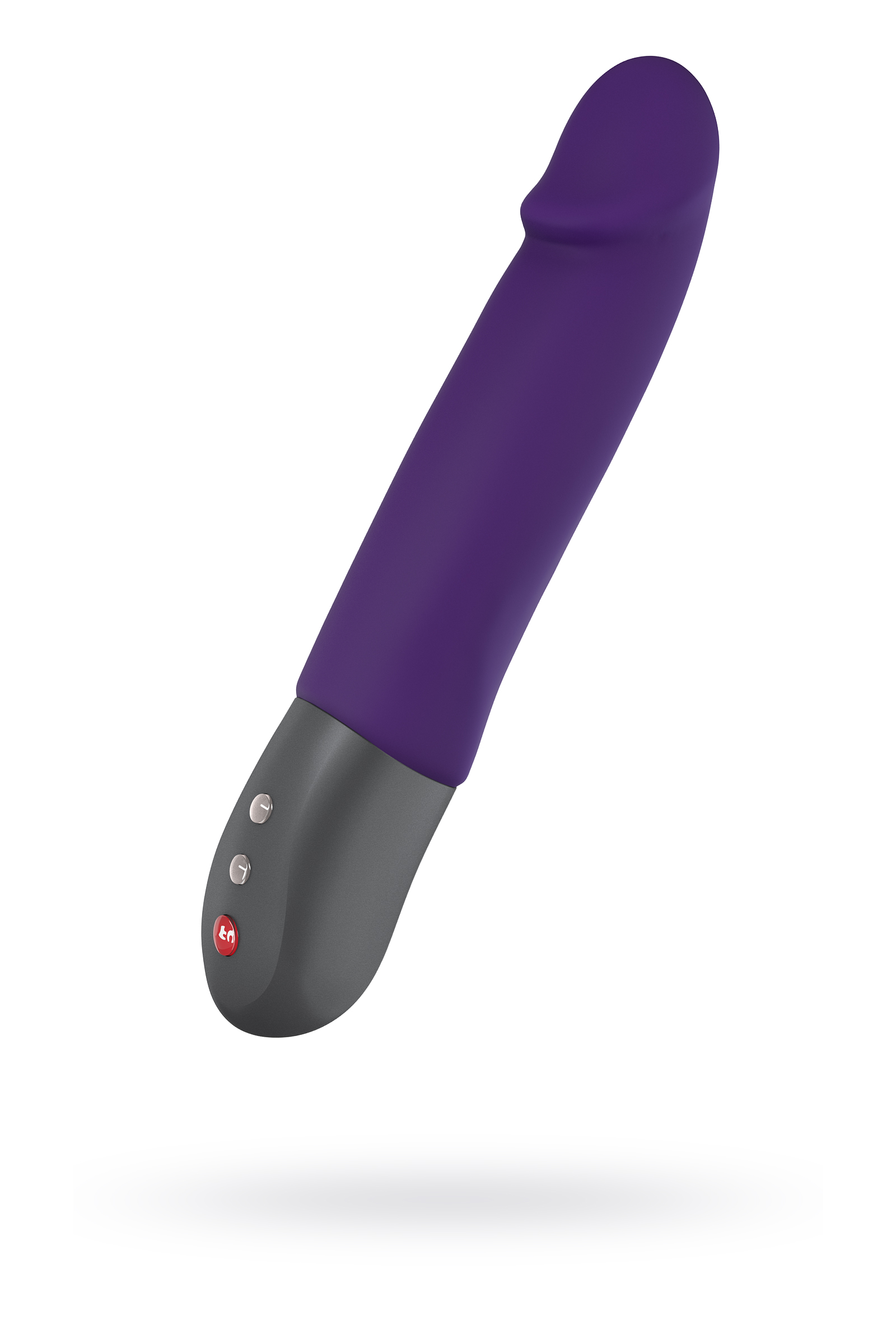 Erotist STRONIC-REAL - Eller Serbest Özellikli Vibratör Mor Renkli Titreşimli Dildo ve Yapay Penis