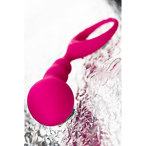 Erotist Ekstra Uyarım Sağlayan Kavisli Detaylara Sahip Özel Tasarım 12,5 cm Silikon Pembe Anal Plug: Bong