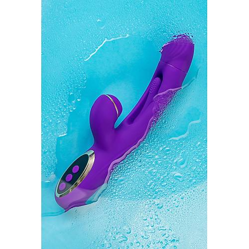 Erotist JOS Pitti Silikon Mor 24cm Dil Vibratör - Vakum ve Dil Stimülasyonunda Zirve Deneyimi