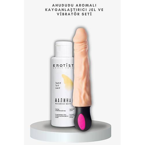 Orman Meyvesi Aromal Kayganlatrc Jel ve Istmal Realistik Vibratr Seti - 42 Scaklk