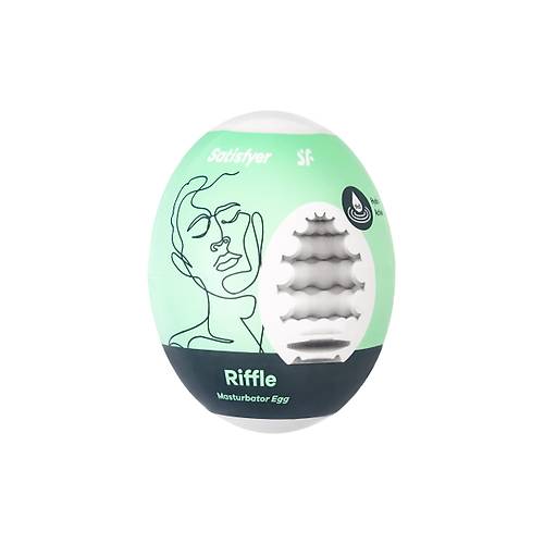 Satisfyer Egg Single Riffle Mastrbatr  Farkl  Dokuya Sahip Kompakt Yumurta eklinde Solo rn