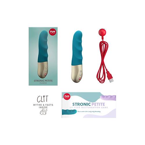 Fun Factory Stronic Petite 17 cm Mini Vibratr  Mor Renkli Silikon Kadnlara zel Cinsel rn