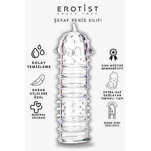 ilek Aromal Kayganlatrc Jel ve effaf Penis Klf Seti - Zevkin Doruklarna Ulan!
