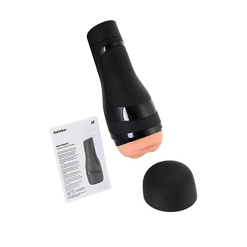 EROTST 25 cm  Satisfyer Men Classic Siyah Mastrbatr