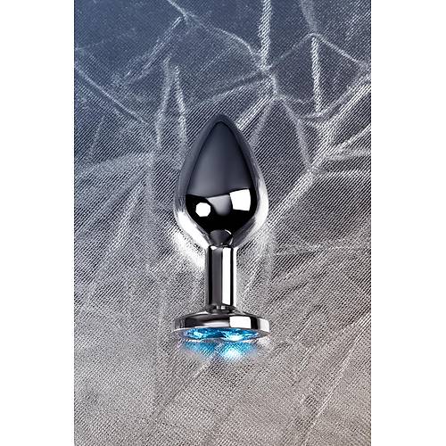 Erotist Gm Renkli Anal Plug - Mavi Kristalli 8 cm