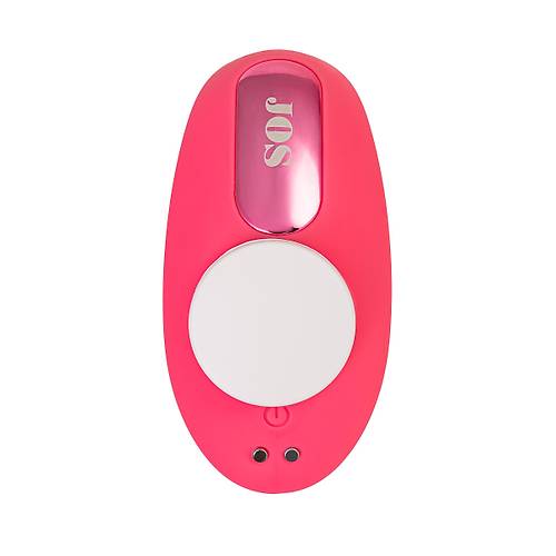 JOS Xiari 9 cm Pembe Silikon Giyilebilir Vakumlu Titreimli Klitoral Vibratr