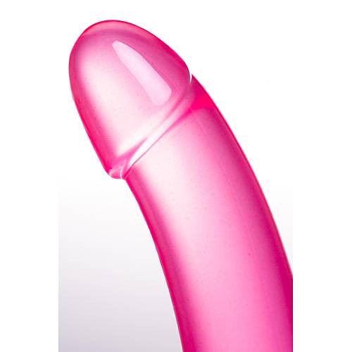 Erotist Fush 18 cm Pembe Anal ve Vajinal Kullanm iin Yapay Penis - Vantuzlu Tasarm ve Belirgin Ba