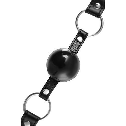 Anonymo #0304 64 cm BDSM Az Topu  Siyah Renkli TPR Malzemeli Ayarlanabilir Fantezi Aksesuar