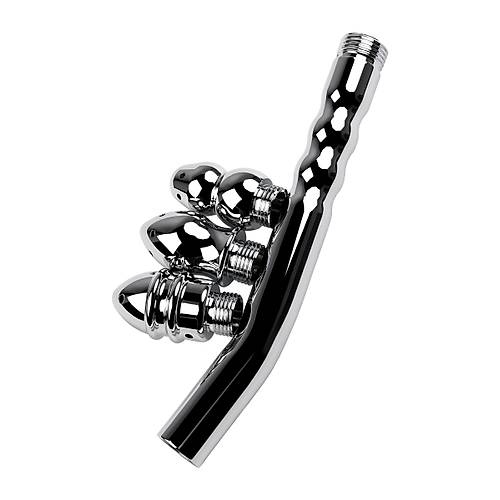 Erotist �� U�lu Anal Metal Du� Ba�l�k Seti, Farkl� Meme Boyutlar�yla Hedefli Su Jetleri ve Hassas Uyar�m ��in �deal Se�im