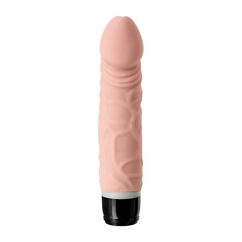 Erotist Bolv Gereki Vibratr Tombul Yapl Yapay Penis - 7 Titreim Modu