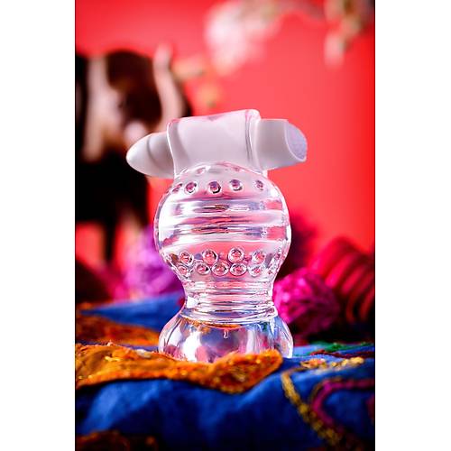 Lingam Shakti 9 cm effaf TPE Gereki Az Temal Mastrbatr