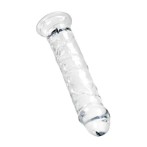 Erotist 20cm effaf ve Kaln Anal Vajinal Yapay Penis - Yar Sert Extra Haz
