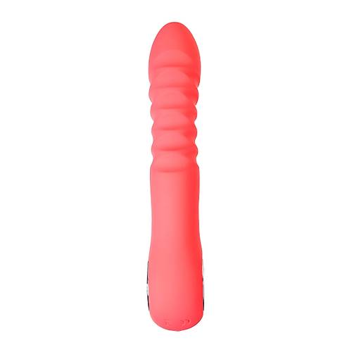 Erotist Yukar ve Aa levli Flox Vibratr - 21,5 cm