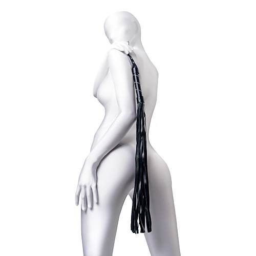 Erotist Anonymo BDSM Krba - 64 cm Uzunluunda Siyah Fantezi Aksesuar