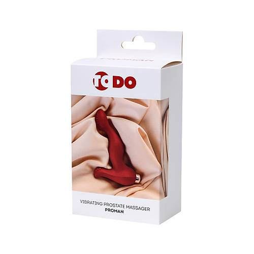 Erotist Erkeklere zel Boum ve Kvrm Detayl Titreimli Krmz 12,5 cm Anal Plug