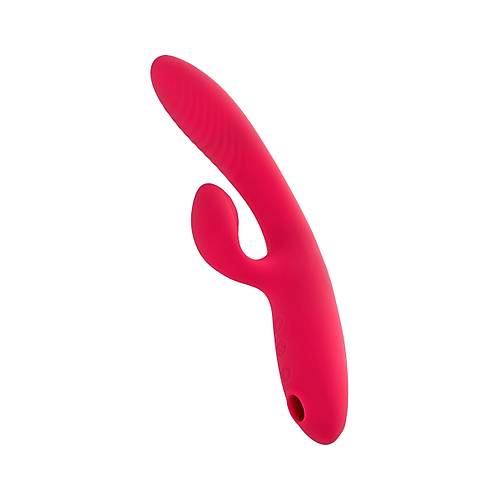 Erotist JOS Enila 23cm Titreimli Vibratr - Istma Fonksiyonlu Pembe Yapay Penis ve Klitoris Uyarcl Titreimli Dildo