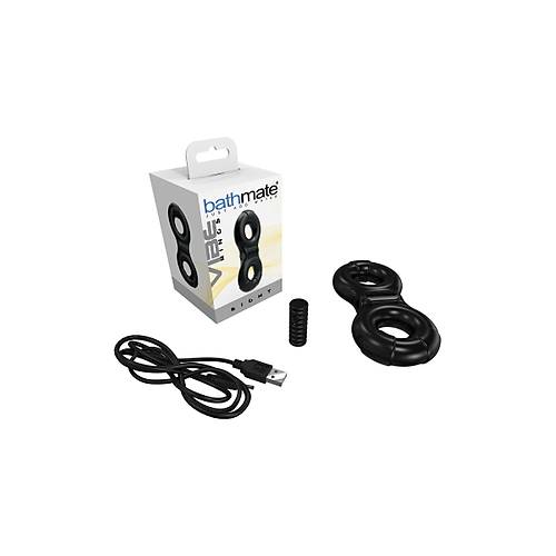 Erotist Bathmate Penis Titreim Halkas Eight - Elastomex, Siyah, 4-5 cm
