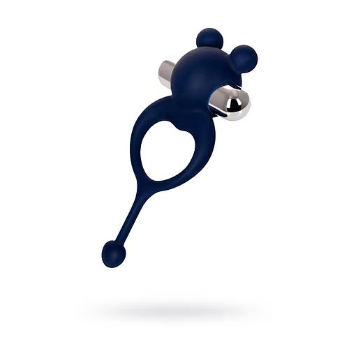 JOS Mickey Silikon Penis Halkas  12,5 cm Mavi Esnek Yap ile Uzun Sreli Performans