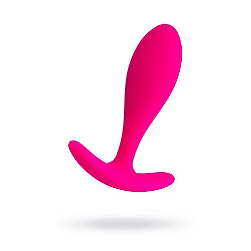 Erotist Genileyen Aya Sahip Kolay Kavranabilen 7,2 cm Pembe Silikon Anal Plug