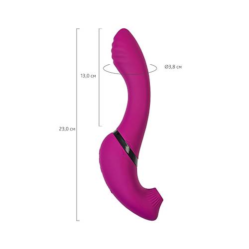 Erotist JOS Spinser  Giyilebilir Vakum ve Titreim Uyarml Vibratr - Dnebilen Ba Yaps