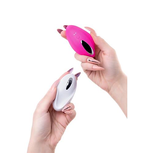 JOS RUMBA 8,6 cm Pembe Silikon Klitoral Titreimli Vibratr
