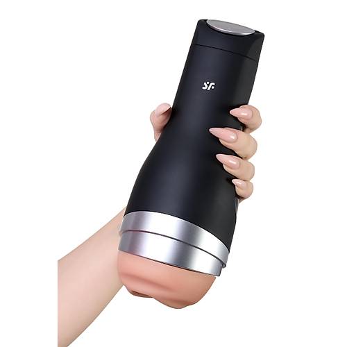 Satisfyer Men Classic 25,4 cm Gm TPE Mastrbatr  Farkl Dokuya Sahip Erkek Cinsel rn