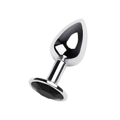 Erotist Gm Renkli Anal Plug - Siyah Kristalli, 7cm, 50 Gram