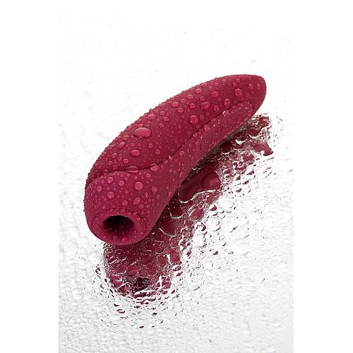 Satisfyer Curvy 1 14,3 cm Krmz Silikon Vakumlu App Kontroll Klitoris Vibratr