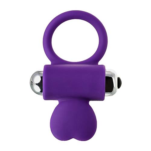 JOS Pery 9 cm Mor Silikon Penis Halkas  Erkeklere zel Titreimli Cinsel Aksesuar