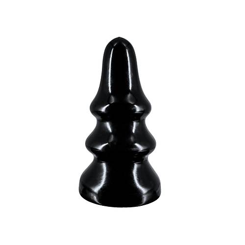 LoveToy Magnum 22 cm Dev Anal Plug  9,3 cm apl Siyah PVC Byk Boy Cinsel rn