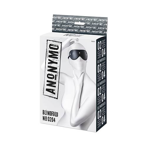 Anonymo 24 cm BDSM Maske  Siyah Renkli PU Deri Malzemeli Fantezi ve Rol Yapma Aksesuar