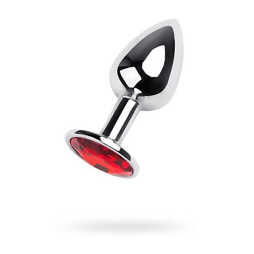 Erotist Gm Renkli Anal Plug - Krmz Kristalli 7 cm