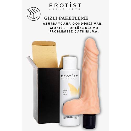 Meyvesi Aromal Kayganladrc Jel v? Multi-Speed Realistik Vibrator D?sti