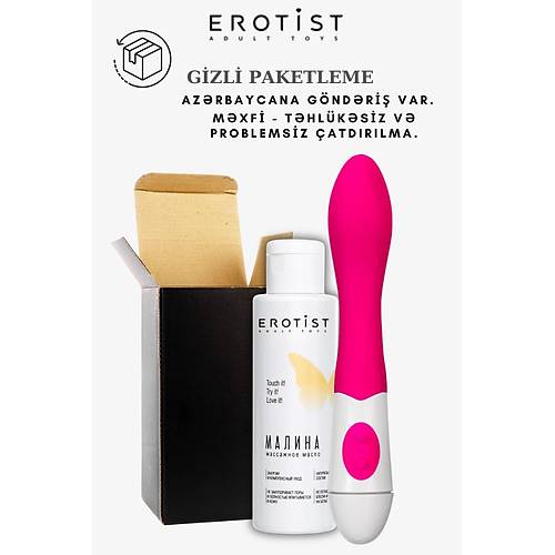 Orman Meyvesi Aromal Kayganlatrc Jel ve Pembe Renkli Kari Vibratr Seti