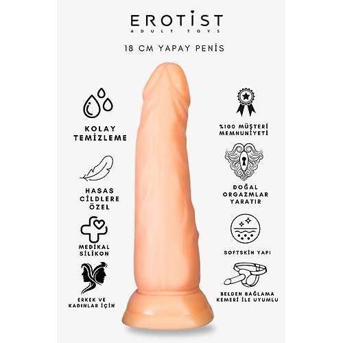 Orman Meyvesi Aromal Kayganlatrc Jel ve 18 cm Gereki Yapay Penis Seti