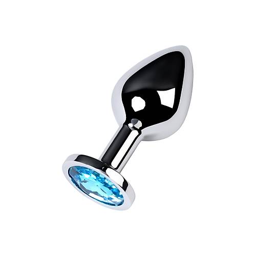 Erotist Gm Renkli Anal Plug - Mavi Kristalli 8 cm