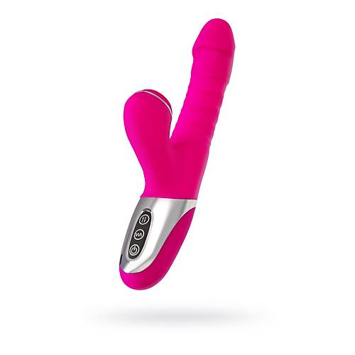 Erotist JOS TO-FROLLY 21,5cm Pembe Vakum ve Emi zellikli Vibratr - Modern Yapl Titreimli Dildo