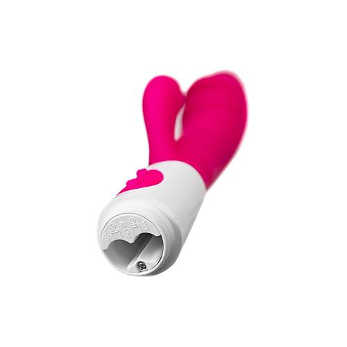 Erotist Klitoral Uyar�c� Vibrat�r 19,5 cm - Ger�ek�i Silikon Yap� ve 10 Titre�im Modu